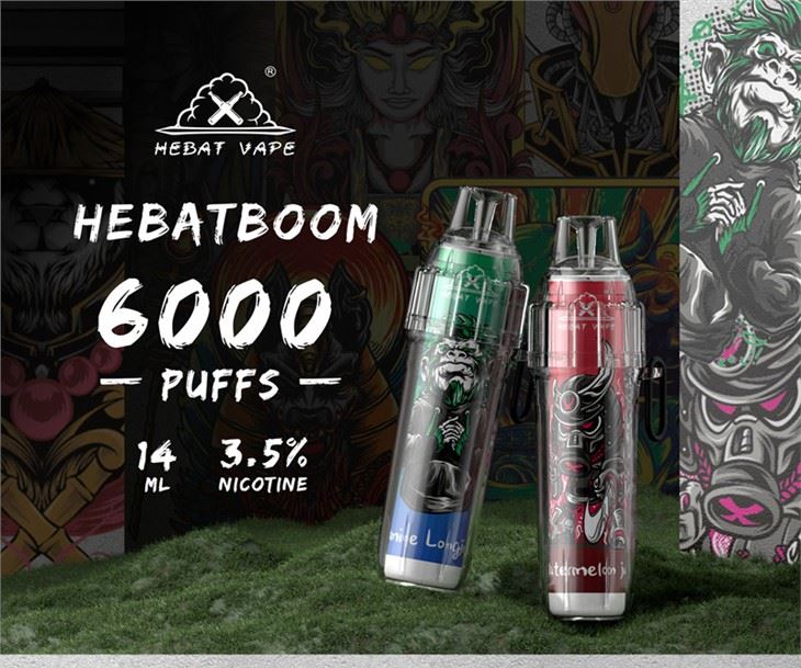Hebat Vape 6000 Puffs Boom elektronikus cigaretta