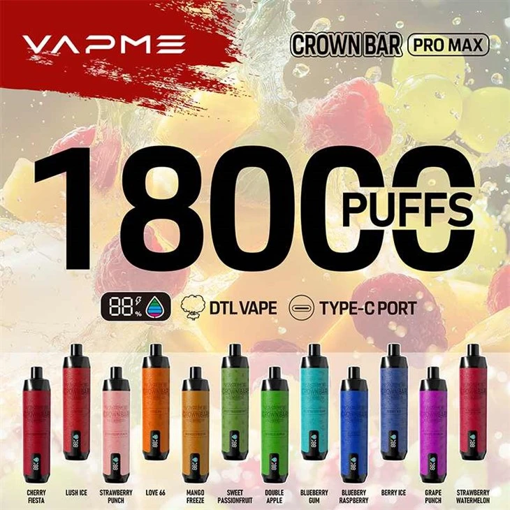 CROWN Bar 18000 PRO MAX KÉPERNYŐ
