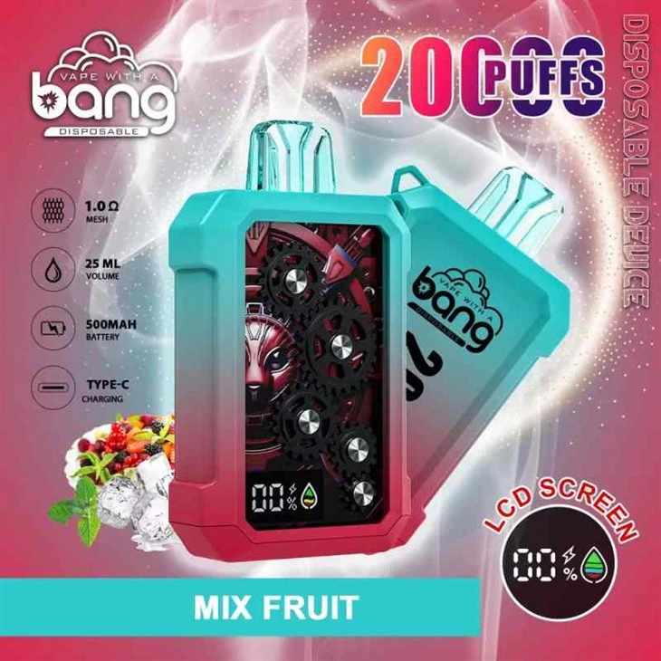 Bang 20000 Puffs színes képernyő Vape