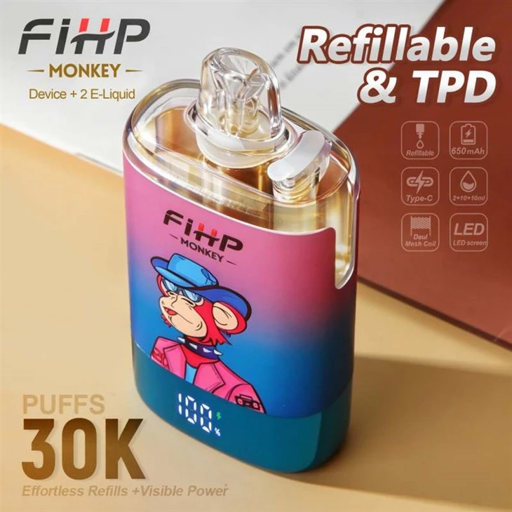 FIHP MONKEY 30K Puffs újratölthető TPD