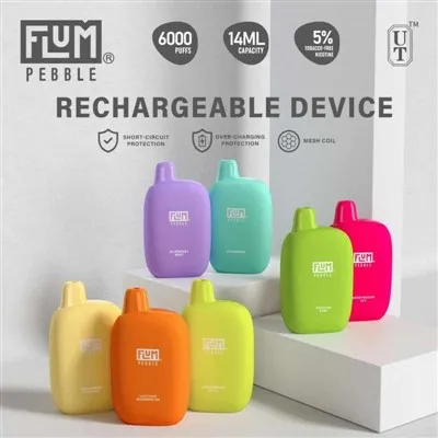 FLUM Pebble 6000 Puffs eldobható vape