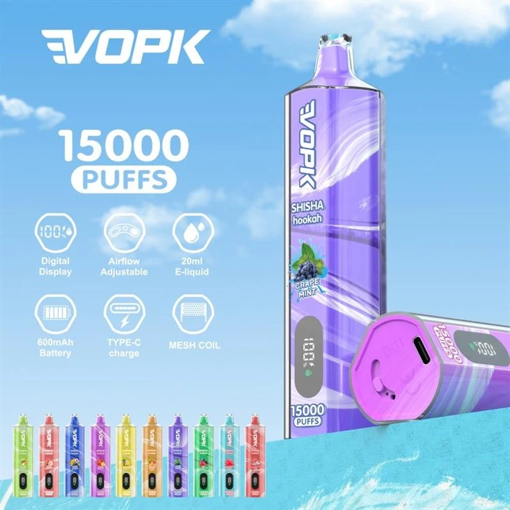 VOPK Shisha vízipipa 15000 puffok vape